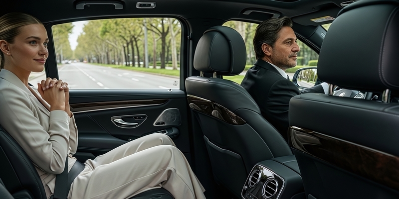 Viaje com total segurança e conforto em um transporte executivo blindado.