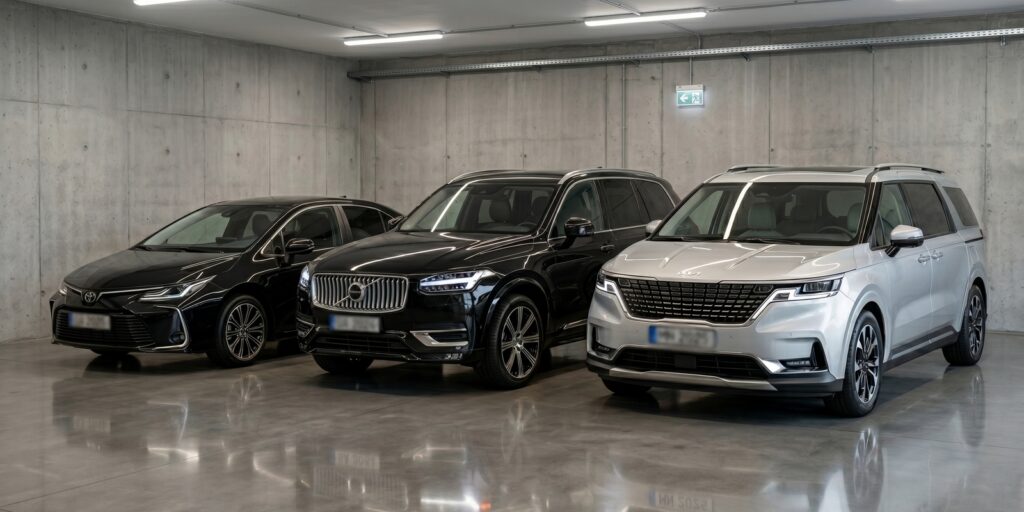 Sedan, SUV ou minivan? Descubra qual veículo escolher em um transfer blindado em BH com máximo conforto, segurança e eficiência.