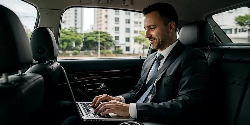 Transforme o trânsito em tempo produtivo: descubra o poder do transporte executivo para elevar sua performance profissional e surpreenda-se!